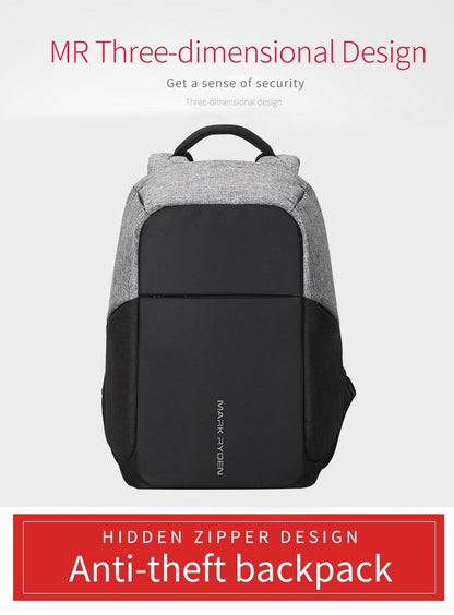 Secure Travel Laptop Backpack Bag