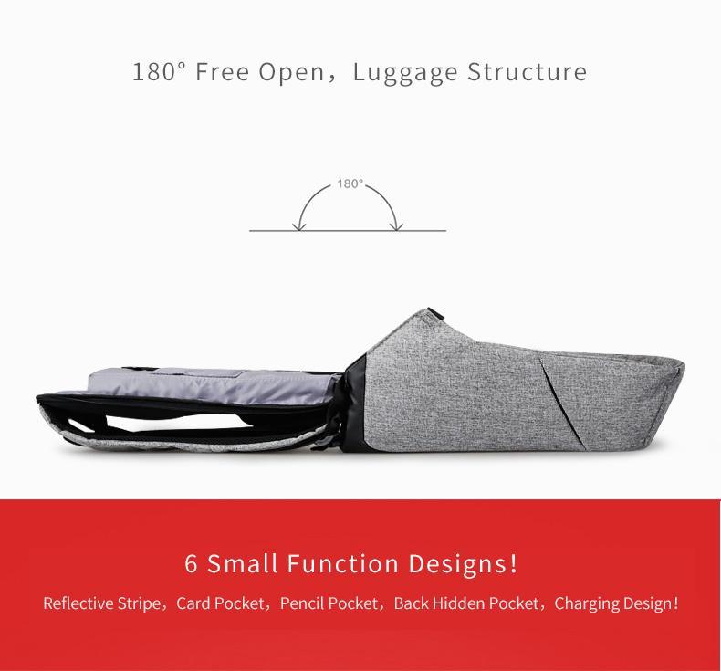 Secure Travel Laptop Backpack Bag