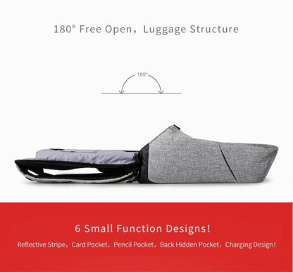 Secure Travel Laptop Backpack Bag