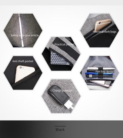 Secure Travel Laptop Backpack Bag
