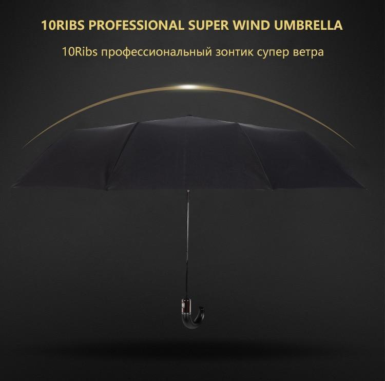 High Quality Traditional Auto Open Umbrella Windproof