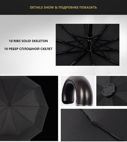 High Quality Traditional Auto Open Umbrella Windproof