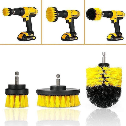 Heavy Duty Drill Cleaning Brush Attachment Set