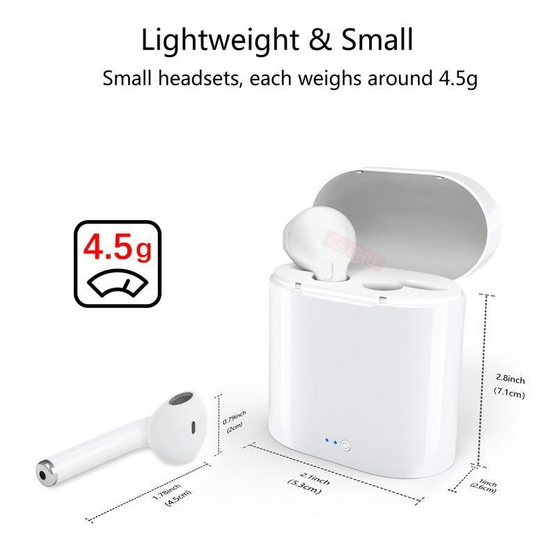 Wireless Bluetooth Earbuds With Built In Mic Headphones