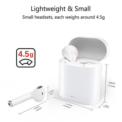 Wireless Bluetooth Earbuds With Built In Mic Headphones