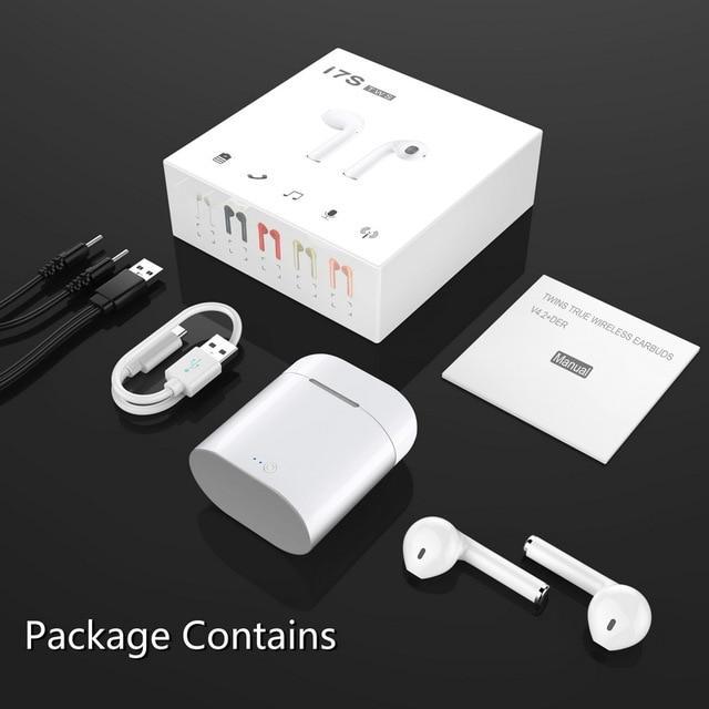 Wireless Bluetooth Earbuds With Built In Mic Headphones