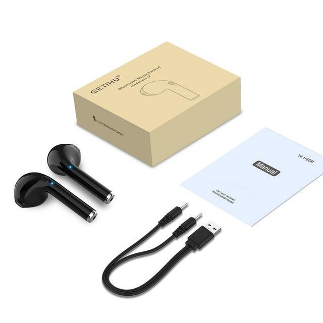 Wireless Bluetooth Earbuds With Built In Mic Headphones