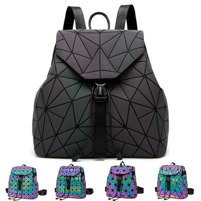 Stylish Geometric Women's Daypack Backpack Bag - Fesara