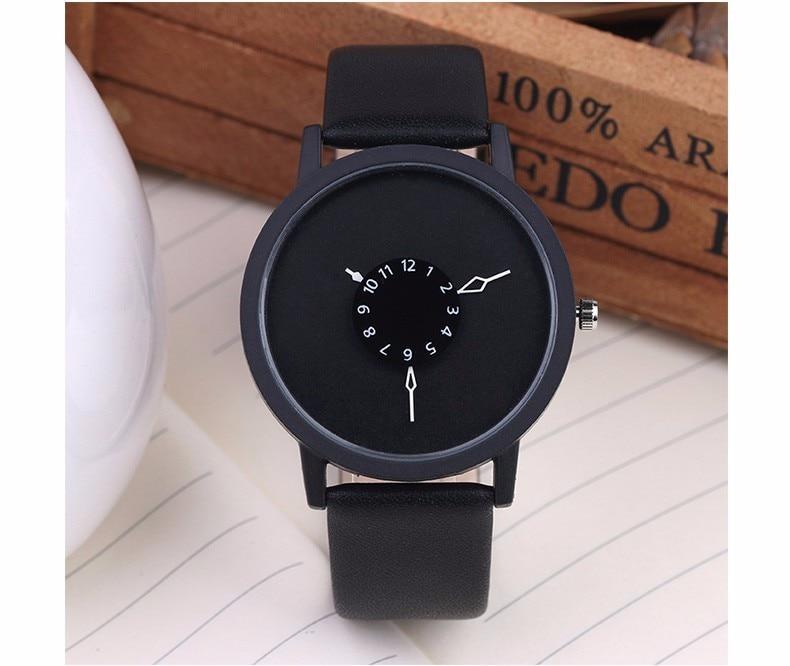 Elegant Real Leather Fashion Women's Wrist Watch