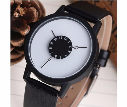 Elegant Real Leather Fashion Women's Wrist Watch