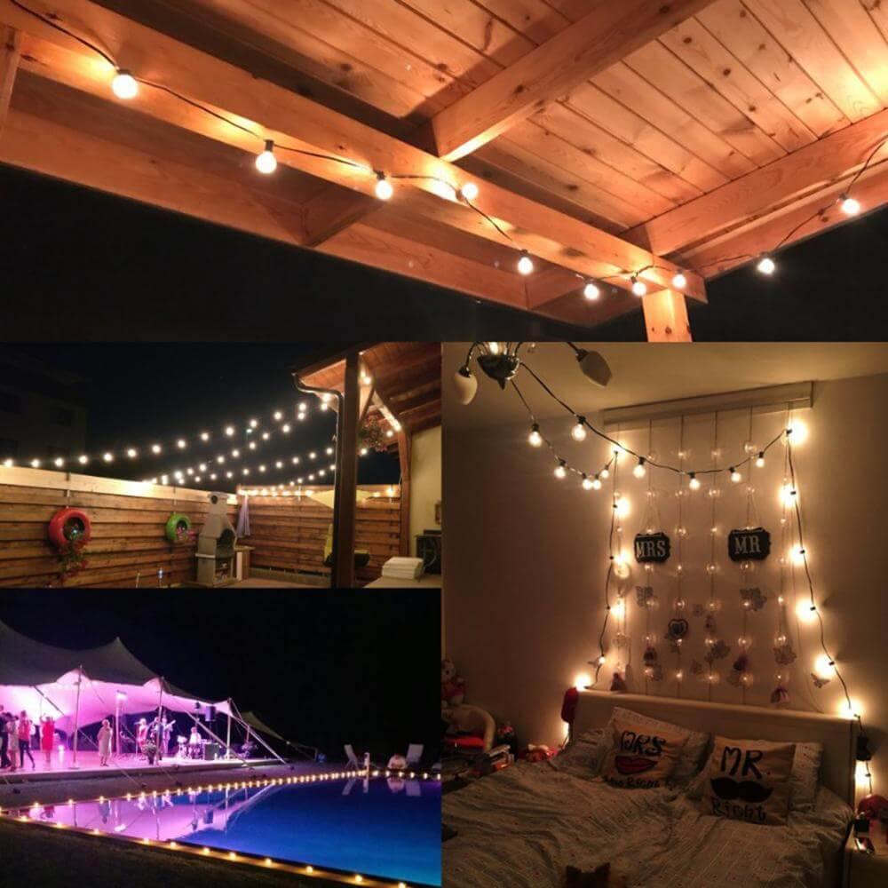 Colorful Globe Christmas Fairy Lights