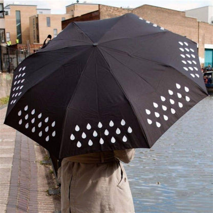 Colorful 3 Fold Windproof Umbrella