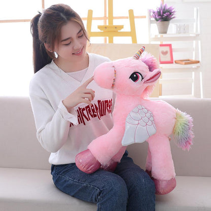 Big Cuddly Unicorn Stuffed Animal Toy