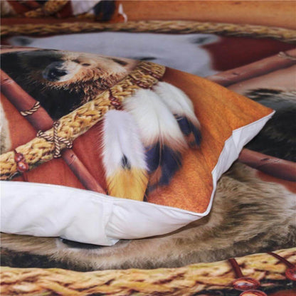 Soft 3D Wildlife Dreamcatcher Bed Set