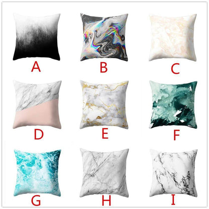 Luxury Marble Pattern Throw Pillow Covers