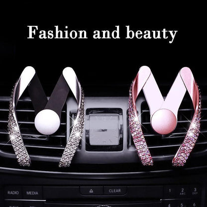Glittering Crystal Car Phone Mount Holder
