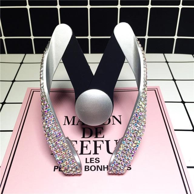 Glittering Crystal Car Phone Mount Holder