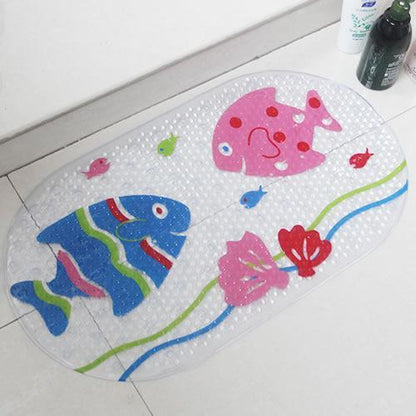 Fun Design Non-Slip Baby Bath Mats With Suckers