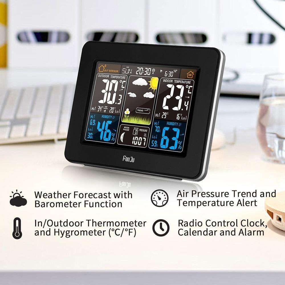 Accurate Wireless Home Weather Station Indoor Outdoor Monitor