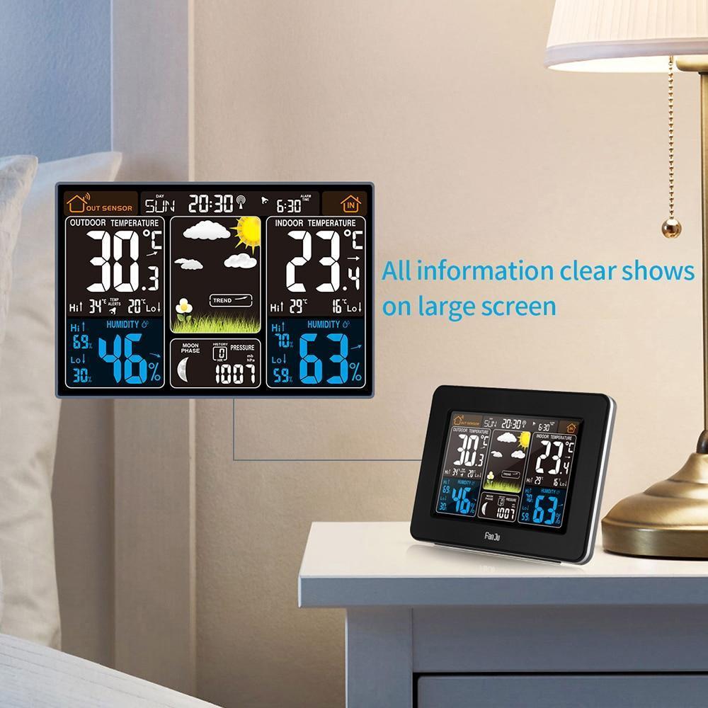 Accurate Wireless Home Weather Station Indoor Outdoor Monitor