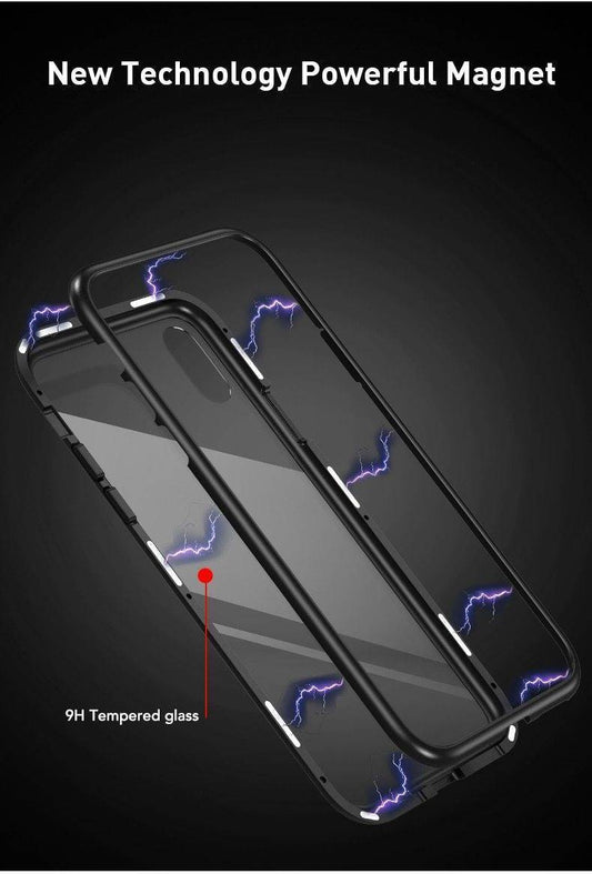 Clear Protective Glass Phone Case for iPhone - Fesara