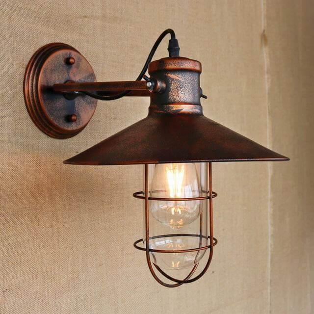 Industrial Chic Metal Wall Light Lamps