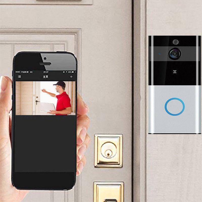 Wireless Smart Doorbell Camera with Motion Night Vision