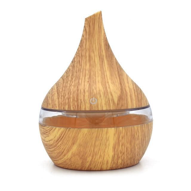 Natural Wood Electric Mist Humidifier Oil Diffuser - Fesara