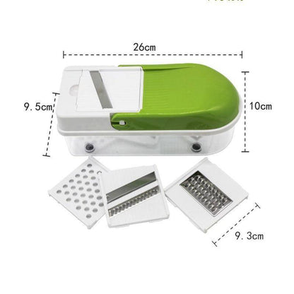 Easy Veggie Chopper with 8 Interchangeable Blades