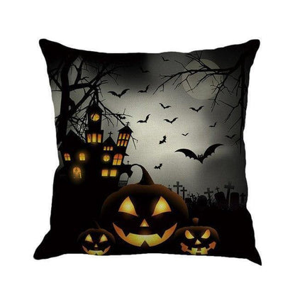 Spooky Haunted House Cushion Covers - Fesara