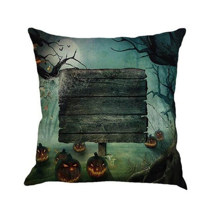 Spooky Haunted House Cushion Covers