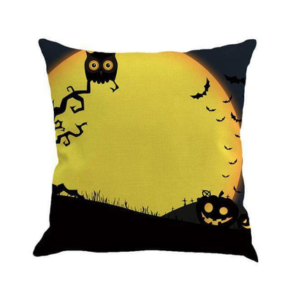 Spooky Haunted House Cushion Covers