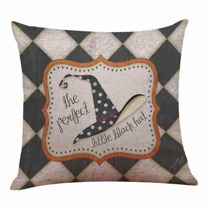 Soft Pumpkin Pattern Halloween Pillow Covers - Fesara