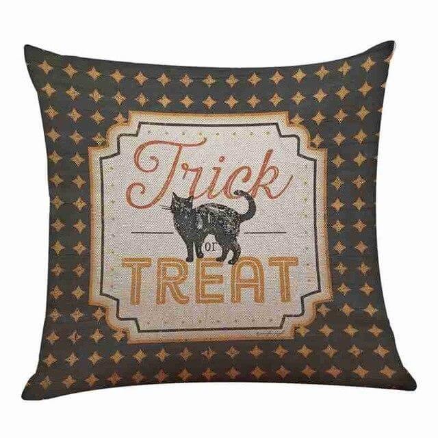 Soft Pumpkin Pattern Halloween Pillow Covers