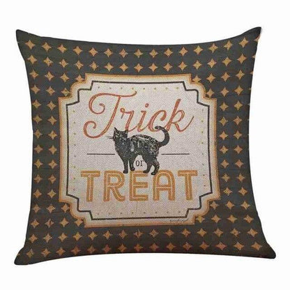 Soft Pumpkin Pattern Halloween Pillow Covers