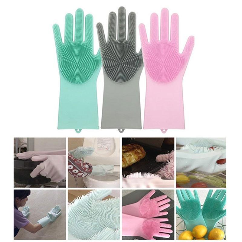 Flexible Easy Clean Silicone Kitchen Scrubber - Fesara