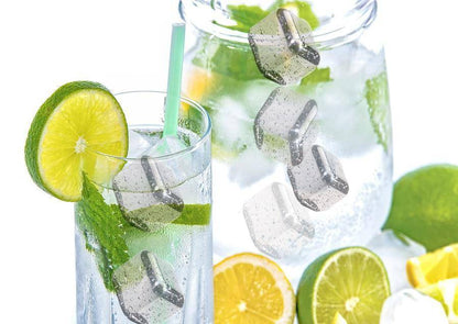Premium Metal Ice Cubes - Reusable Chillers for Drinks