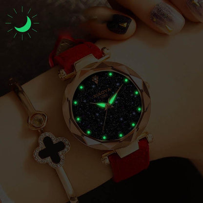 Colorful Night Sky Fashion Quartz Watch