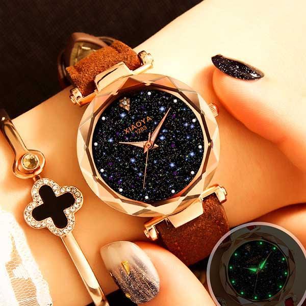 Colorful Night Sky Fashion Quartz Watch