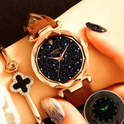 Colorful Night Sky Fashion Quartz Watch