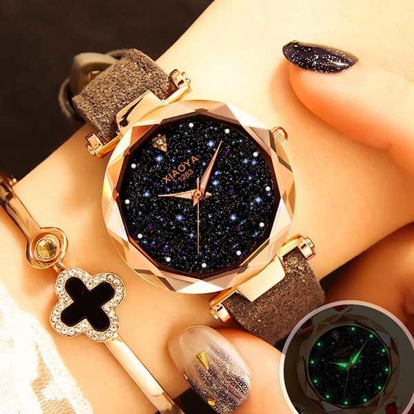 Colorful Night Sky Fashion Quartz Watch