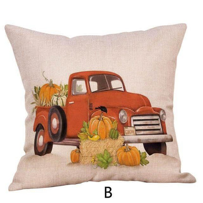 Autumn Halloween Pumpkin Decorative Pillow Covers