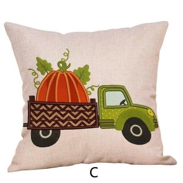 Autumn Halloween Pumpkin Decorative Pillow Covers