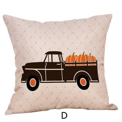 Autumn Halloween Pumpkin Decorative Pillow Covers