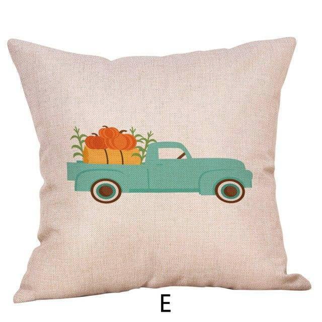 Autumn Halloween Pumpkin Decorative Pillow Covers