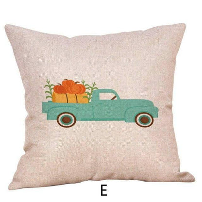 Autumn Halloween Pumpkin Decorative Pillow Covers
