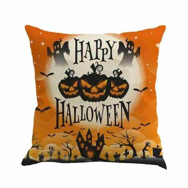 Spooky Haunted House Halloween Pillow Covers