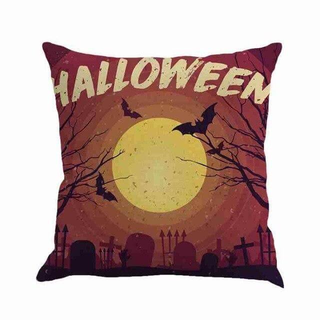 Spooky Haunted House Halloween Pillow Covers - Fesara