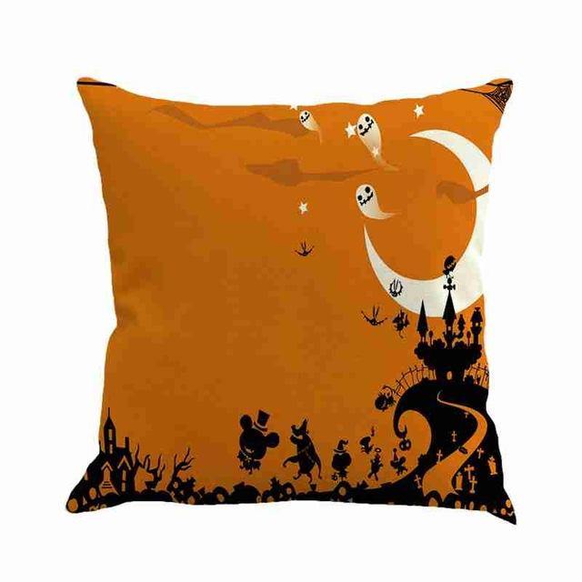 Spooky Haunted House Halloween Pillow Covers
