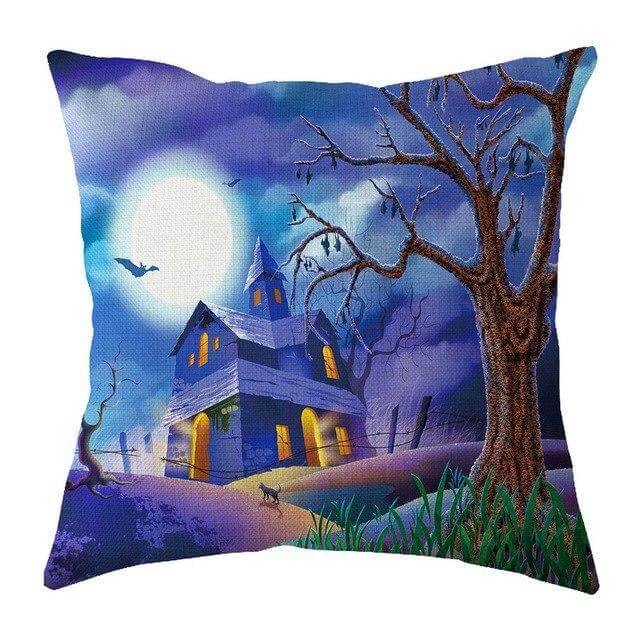 Spooky Halloween Throw Pillow Covers - Fesara